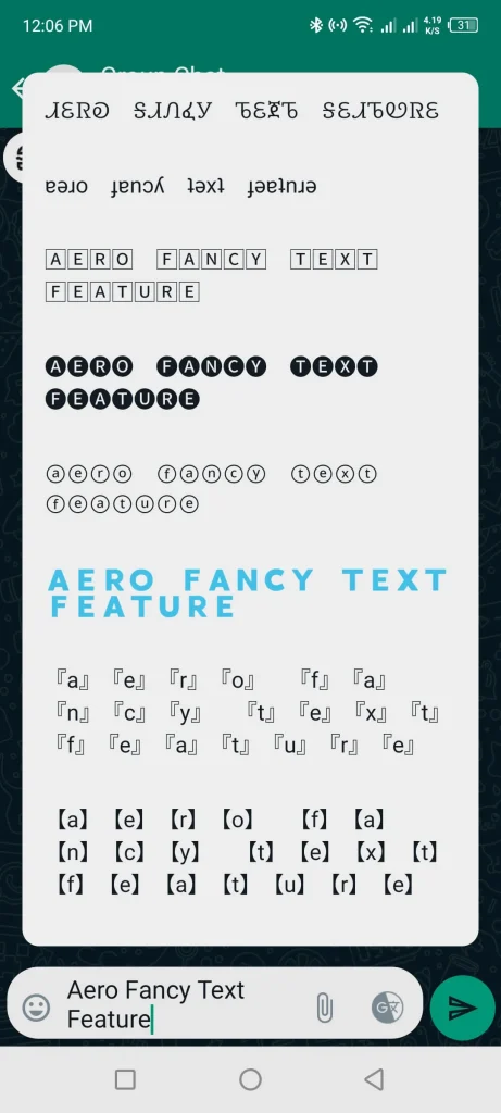 Fancy Text