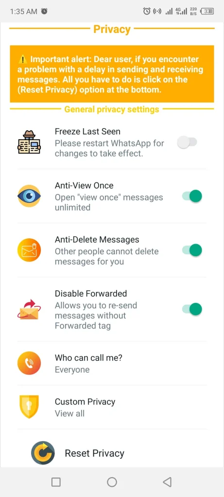 Anti-Delete messages
